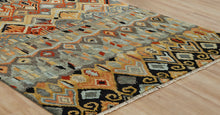 Load image into Gallery viewer, Anaho Steel Blue/Earth Tones 051