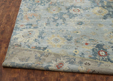 Load image into Gallery viewer, Afrit Vintage Blue Tones/Grey 1287
