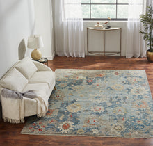 Load image into Gallery viewer, Afrit Vintage Blue Tones/Grey 1287
